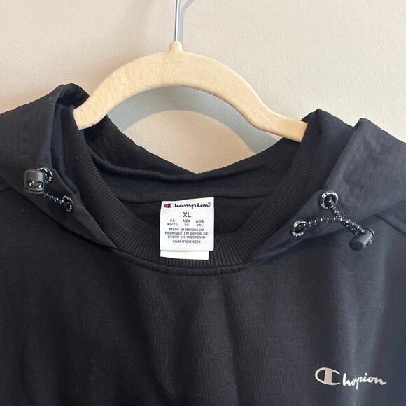 NWT Champion Global Explorer Fleece Hoodie In Black Size XL - Picture 4 of 9